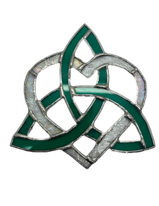 Liz Browning Glass Creations stained glass Celtic heart
