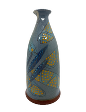 Load image into Gallery viewer, Bridget Williams Pottery “micro blue” vase (BW16m)