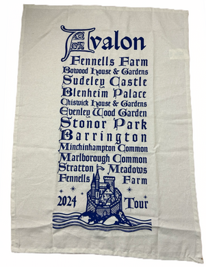 Giffords Circus Avalon organic cotton  tea towel