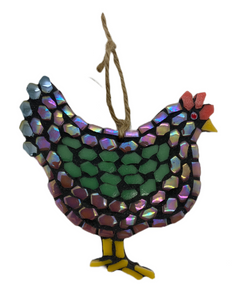 Jane Bolton mosaic hen (JB)