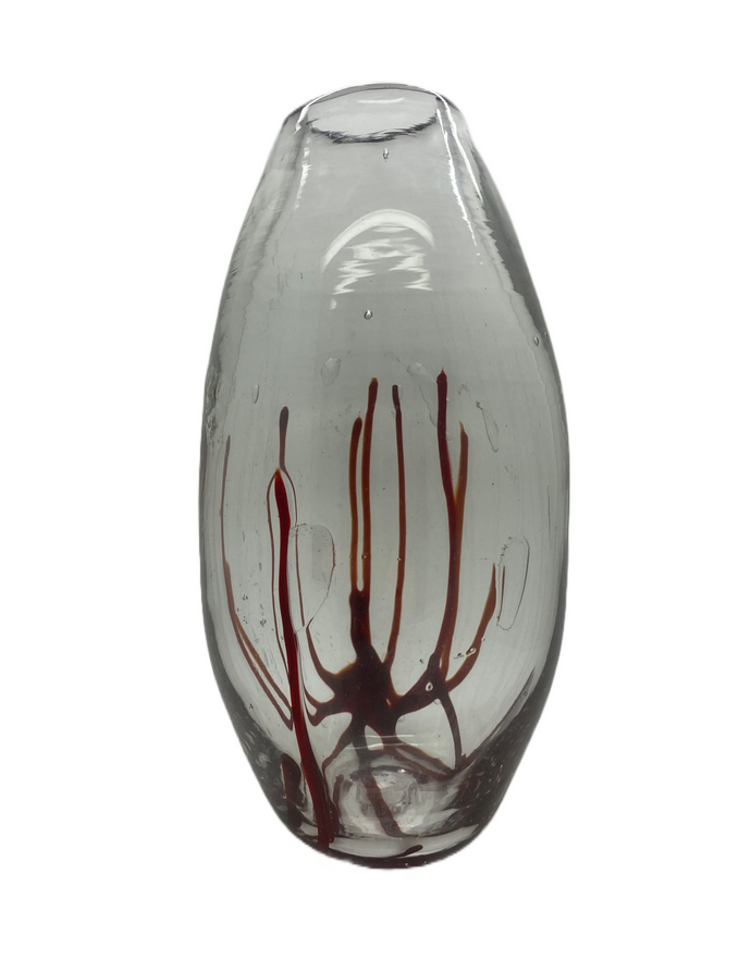 Alexandra Pheonix Holmes blown glass vase 