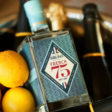 Sibling Distillery French 75 dry gin 70cl 38% ABV