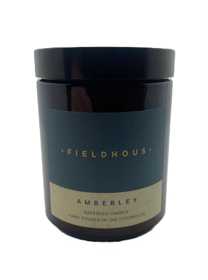 Fieldhous “Amberley” rapeseed wax scented candle 130g (FG)