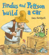 Load image into Gallery viewer, Hawthorn Press &quot;Findus and Pettson build a car&quot; book