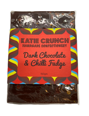 Katie Crunch Dark chocolate and chilli fudge