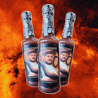 Tubby Tom's Armageddon nuclear strawberry hot sauce limited edition