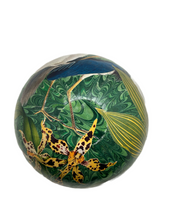 Load image into Gallery viewer, Alex Stewart Carter “Heron, Orchid yellow” Decoupage glass bowl