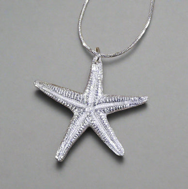 Jane Vernon Fine silver starfish pendant B44