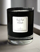 Load image into Gallery viewer, CandleCo Black plum and Rhubarb scented candle