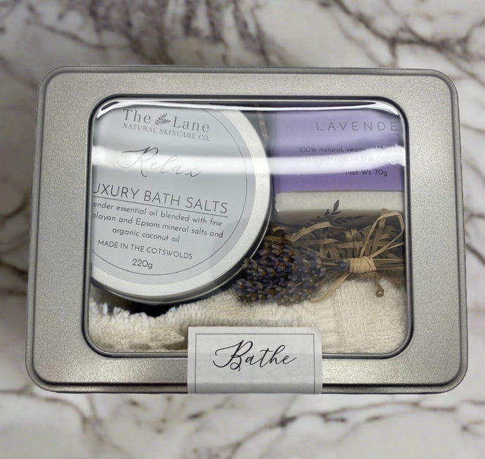 The Lane Natural Skincare Company Relax bathe gift set (the lane)