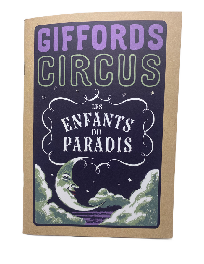 Giffords Circus A5 notebook “Les Enfants du Paradis”