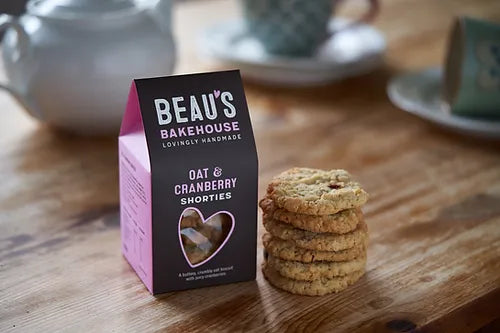 Beau's Bakehouse oat and cranberry shorties