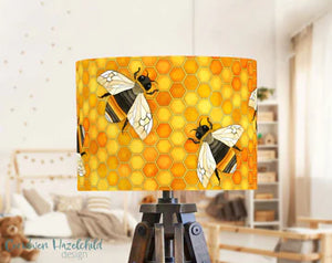 Ceridwen Hazelchild Design Bee lampshade 