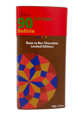 Coco Caravan El Ceibo - Bolivia 90% bean to bar vegan chocolate 60g