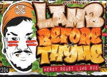 Load image into Gallery viewer, Tubby Tom’s Lamb before tyme seasoning shaker herby roast lamb rub 200g