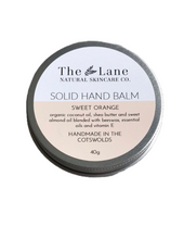 Load image into Gallery viewer, The Lane Natural Skincare Company sweet orange solid hand balm 40g (thelane)