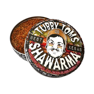 Tubby Tom’s Shawarma super warming kebab rub 70g Tin