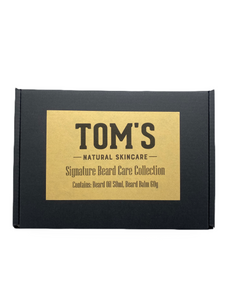 Tom’s Natural Skincare signature beard care collection