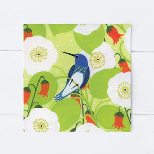 Sian Summerhayes "Hummingbird" greetings card