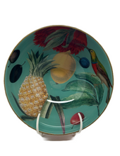 Load image into Gallery viewer, Alex Stewart Carter “Honey eaters and fruit” Decoupage glass bowl