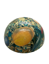 Load image into Gallery viewer, Alex Stewart Carter “Honey eaters and fruit” Decoupage glass bowl