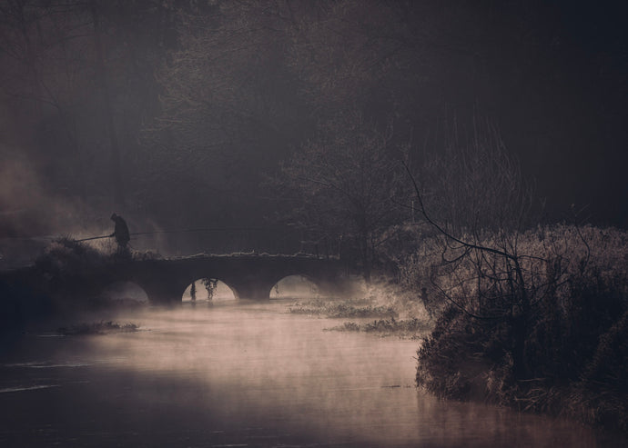 Expoja “The old man in the bridge” greetings card