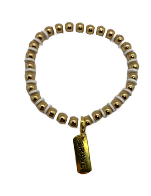Made by Dipti reiki infused “Brave” bracelet