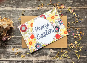 Erika's Whimsical Art Easter plantable greetings card