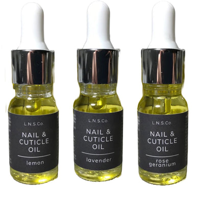 The Lane Natural Skincare Comapy Nail and Cuticle oil 10ml dropper bottles (thelane)