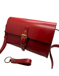 Neil Griffin Leather red handbag