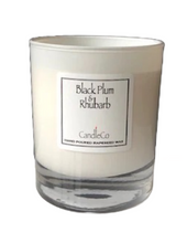 Load image into Gallery viewer, CandleCo Black plum and rhubarb scented candle