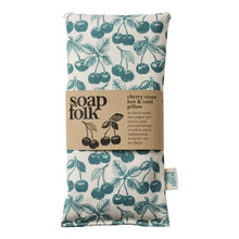 Load image into Gallery viewer, Soap Folk Cherry stone hot and cold pillow