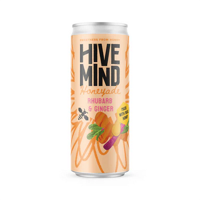 Hive Mind Honeyade rhubarb and ginger soft drink 330ml