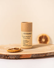 Load image into Gallery viewer, Rose and Mary citrus kiss natural deodorant