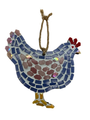 Jane Bolton mosaic hen (JB)