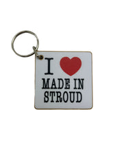 Load image into Gallery viewer, I ❤️Made in Stroud key ring