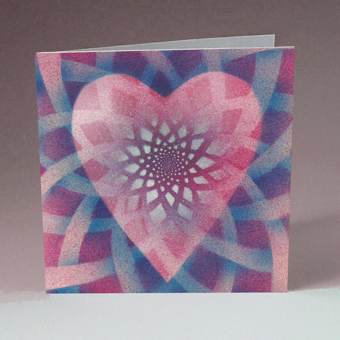 James Milroy “Love is the flower” greetings card