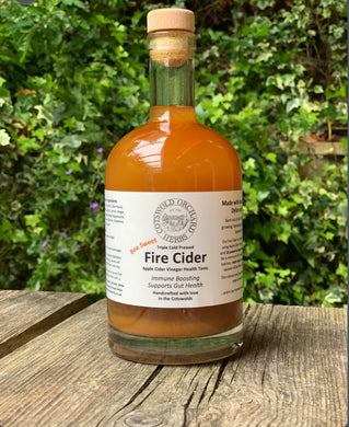 Cotswold Orchard Herbs bee sweet fire cider 500ml