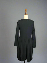 Load image into Gallery viewer, Nimpy clothing upcycled 100% Black long jumper dress medium