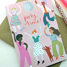 Load image into Gallery viewer, Stephanie Cole Designs “Party time” greetings card