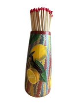 Load image into Gallery viewer, Alex Stuart Carter decoupage match pot with matches