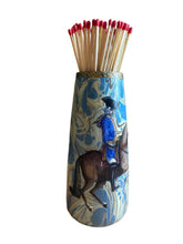 Load image into Gallery viewer, Alex Stewart Carter decoupage match pot with matches