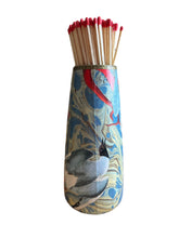 Load image into Gallery viewer, Alex Stewart Carter decoupage match pot with matches