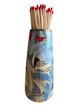 Load image into Gallery viewer, Alex Stewart Carter decoupage match pot with matches