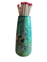 Load image into Gallery viewer, Alex Stewart Carter decoupage match pot with matches