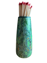 Load image into Gallery viewer, Alex Stewart Carter decoupage match pot with matches