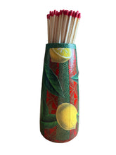 Load image into Gallery viewer, Alex Stewart Carter decoupage match pot with matches