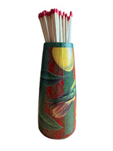 Load image into Gallery viewer, Alex Stewart Carter decoupage match pot with matches