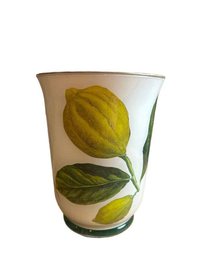 Alex Stuart Carter decoupage candle