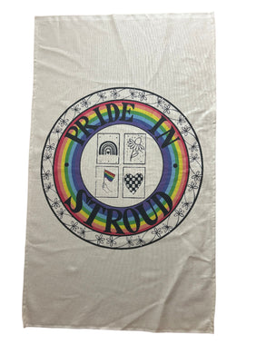 Pride in Stroud tea towel
